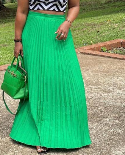 Pleated Midi Skirt – Easy Style, Everyday Comfort
