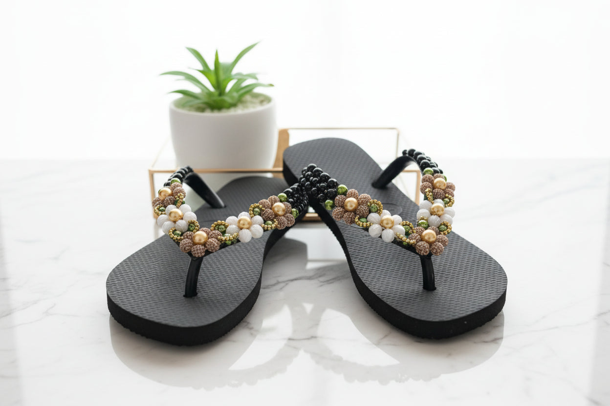 Classic black design elevated with stylish accents